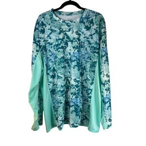 HUK Men’s Performance Fishing Long Sleeve Shirt / Size: XXL